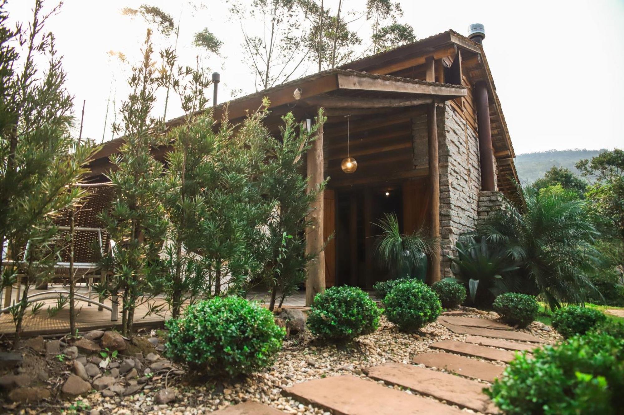 Chale Casa De Pedra, Vivenda Serra Velha, Chales De Montanha Timbe do Sul Ngoại thất bức ảnh