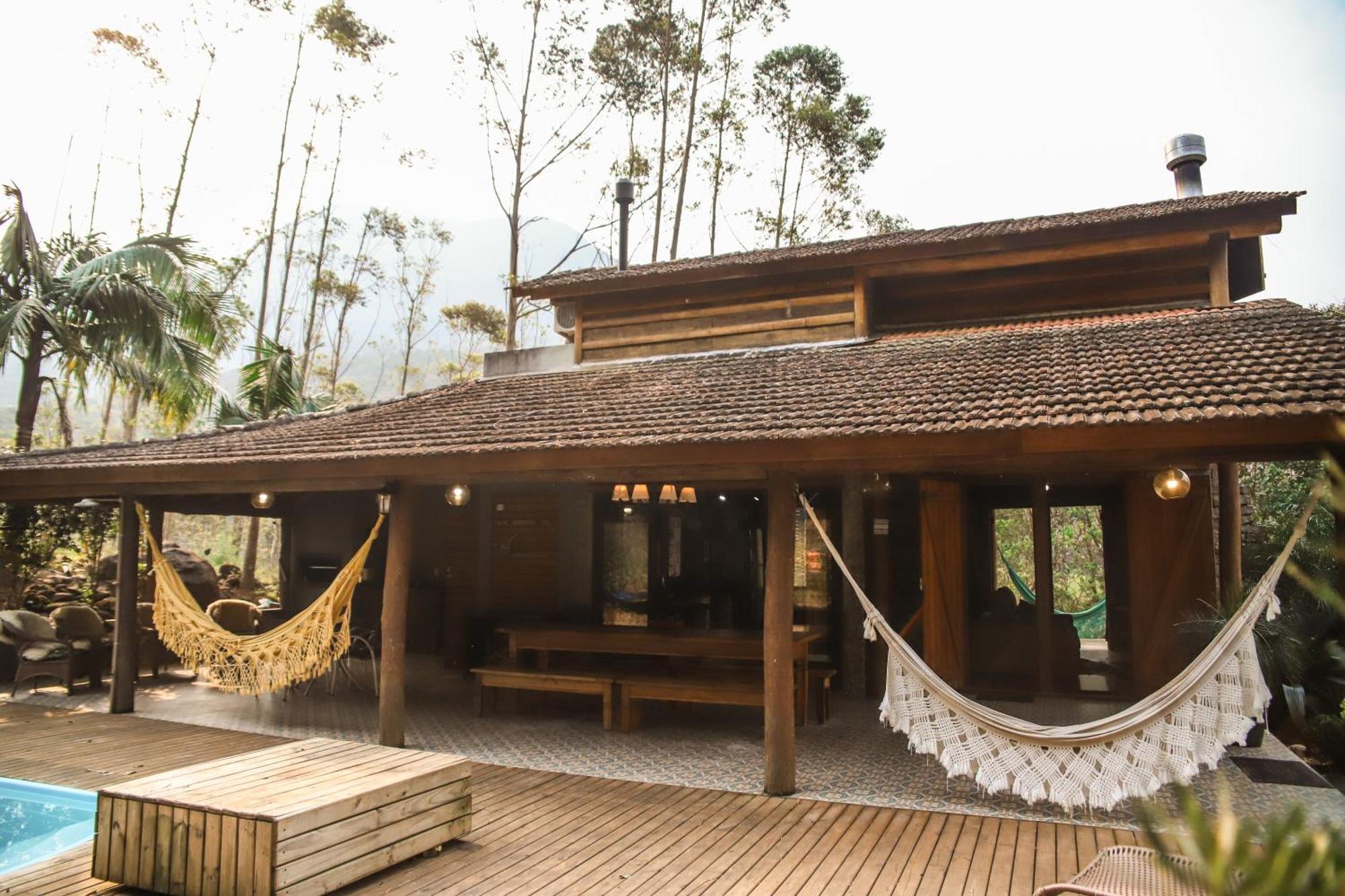 Chale Casa De Pedra, Vivenda Serra Velha, Chales De Montanha Timbe do Sul Ngoại thất bức ảnh