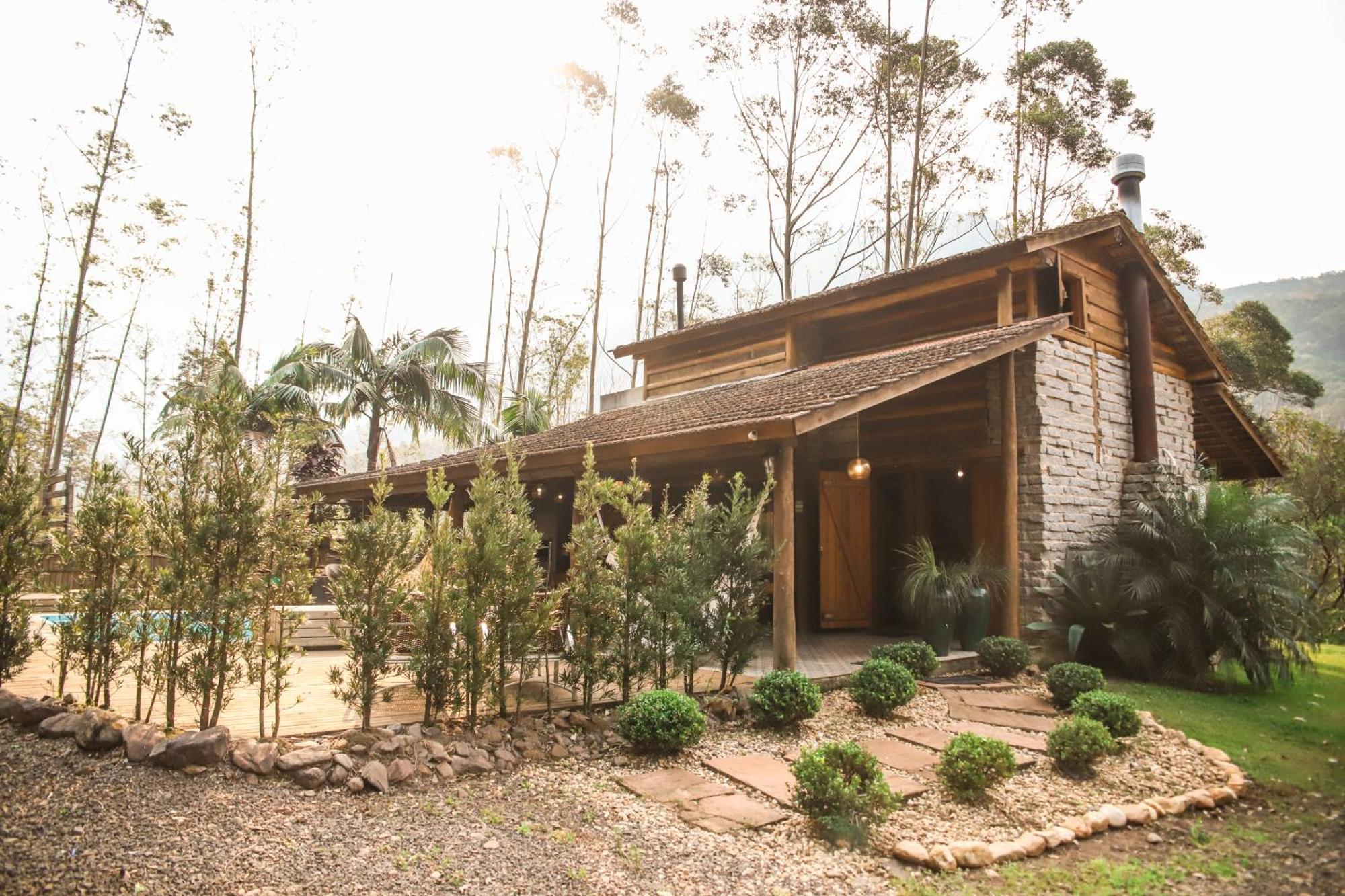 Chale Casa De Pedra, Vivenda Serra Velha, Chales De Montanha Timbe do Sul Ngoại thất bức ảnh