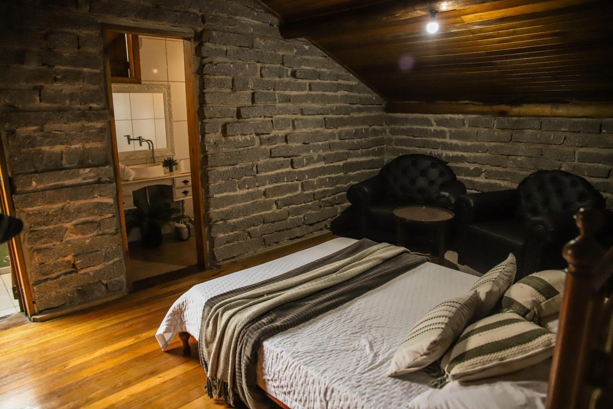 Chale Casa De Pedra, Vivenda Serra Velha, Chales De Montanha Timbe do Sul Ngoại thất bức ảnh